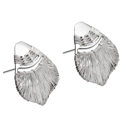 Arete hoja chica Tehuantepec mod. 1 fijo